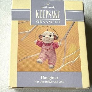 Vintage Hallmark Easter Ornament Daughter 1993 New